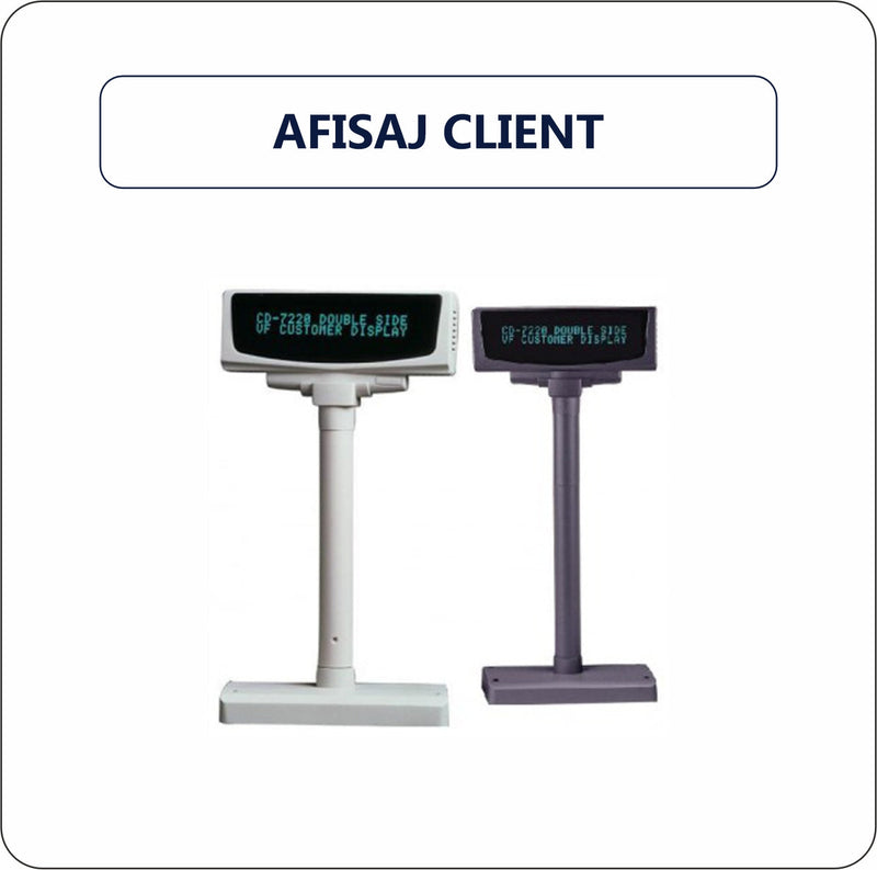 Afisaj client