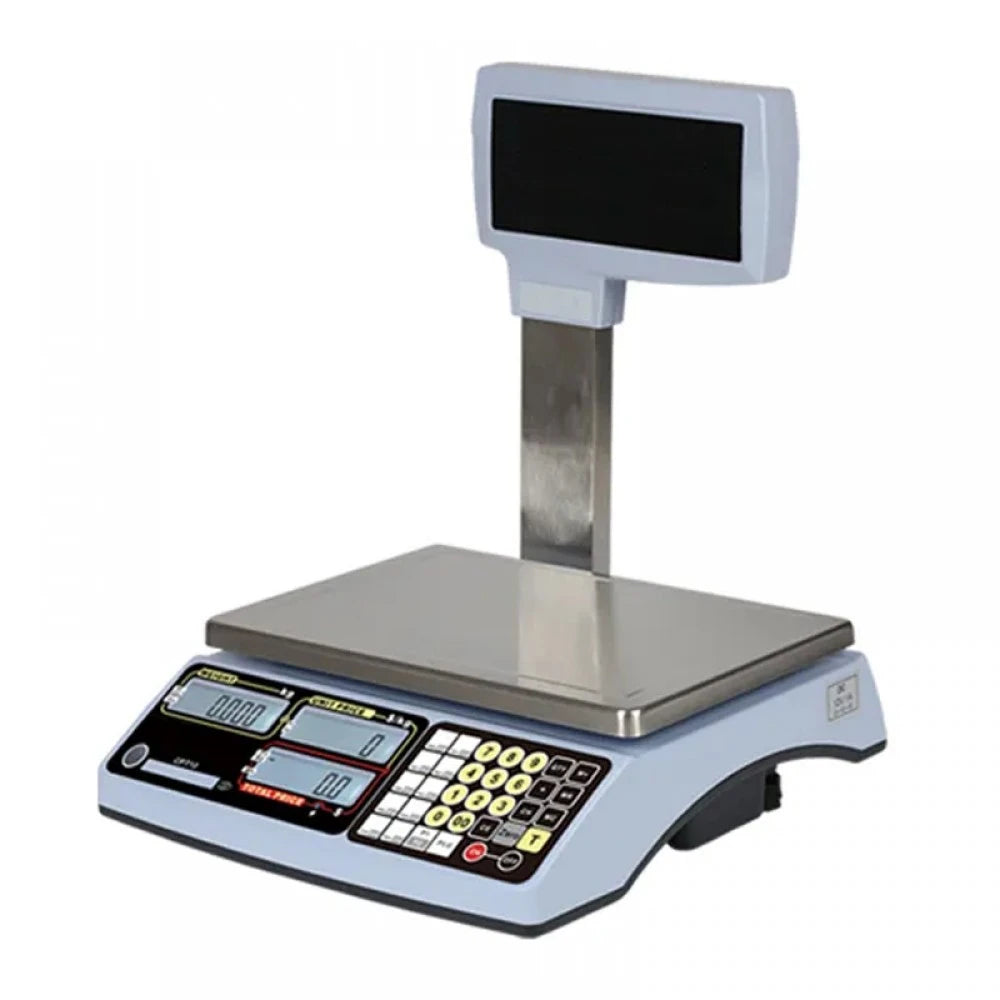 Cantar comercial Adpos CPTL, 30 Kg, cu display client, verificat metrologic