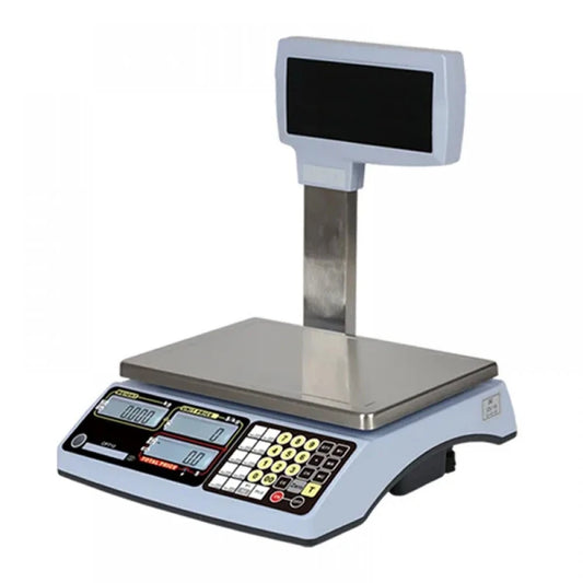 Cantar comercial Adpos CPTL, 30 Kg, cu display client, verificat metrologic