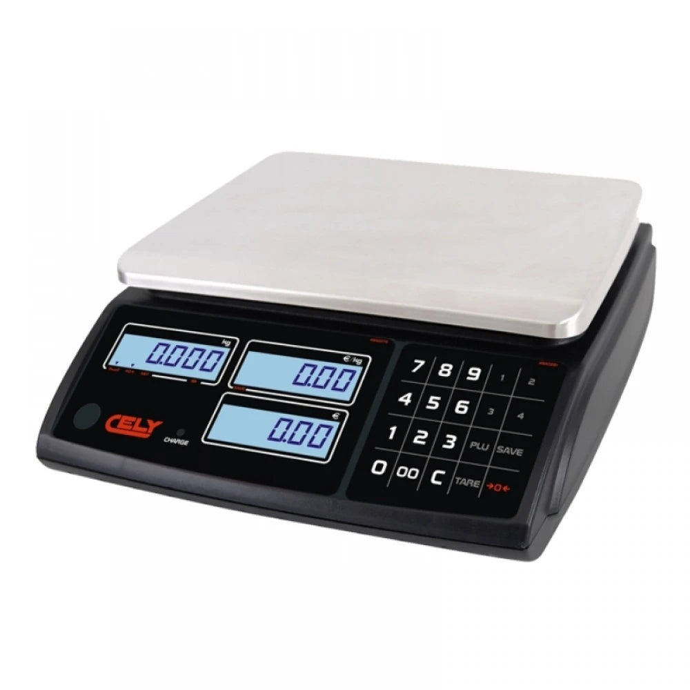 Cantar comercial Cely PI-100S 15CB, 15Kg, RS232, verificat metrologic