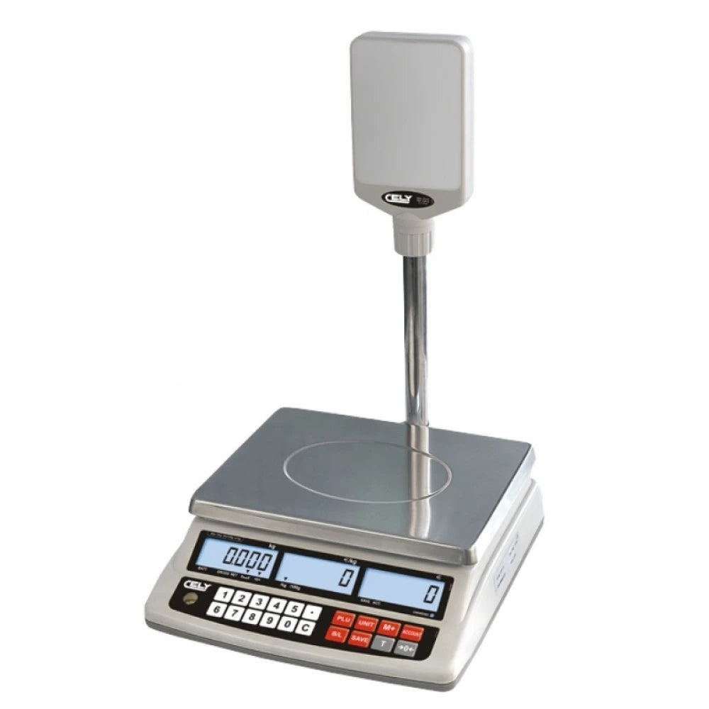 Cantar comercial Cely SPC-S 15CP, 15Kg, RS232, verificat metrologic