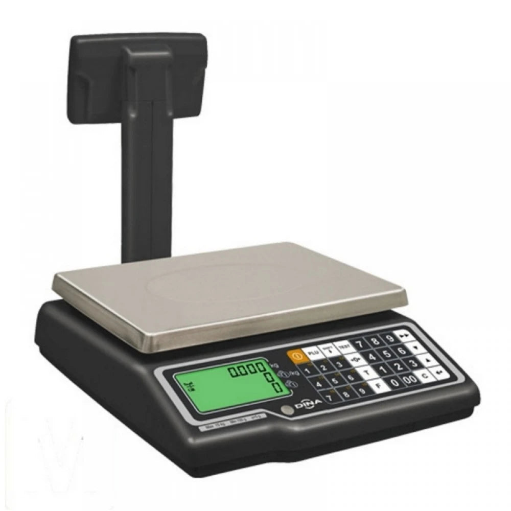 Cantar comercial Dina G325F, 30Kg, verificat metrologic (fara acumulator)