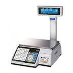 Cantar cu etichetare CAS CL5200N 15P 15Kg cu display client, verificat metrologic