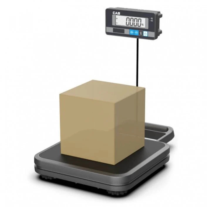 Cantar electronic de tip platforma portabil CAS PBII-150 kg, RS232, verificat metrologic
