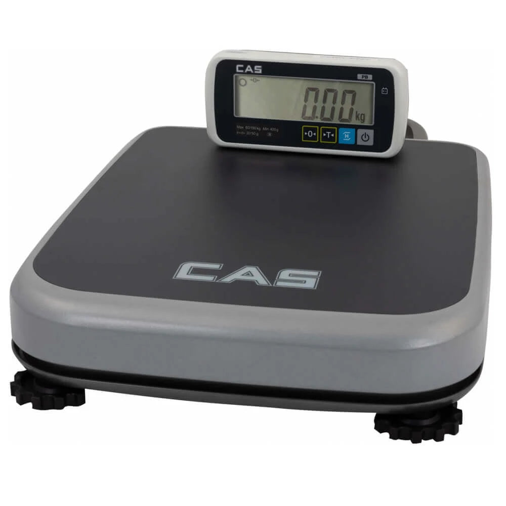 Cantar electronic de tip platforma portabil CAS PB-150 kg, certificat metrologic