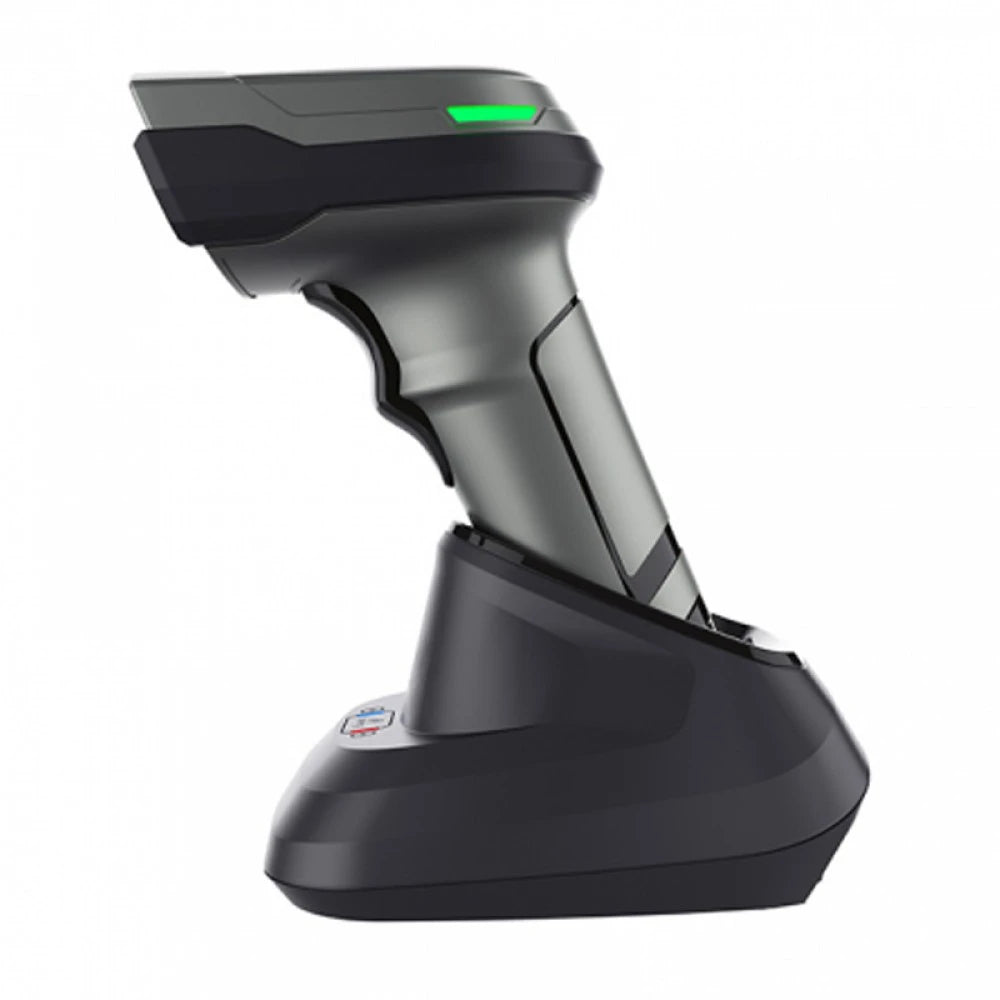Cititor coduri de bare fara fir Adpos EasyGo25CI, 2D, Imager, Wireless, BT, USB, cu stand