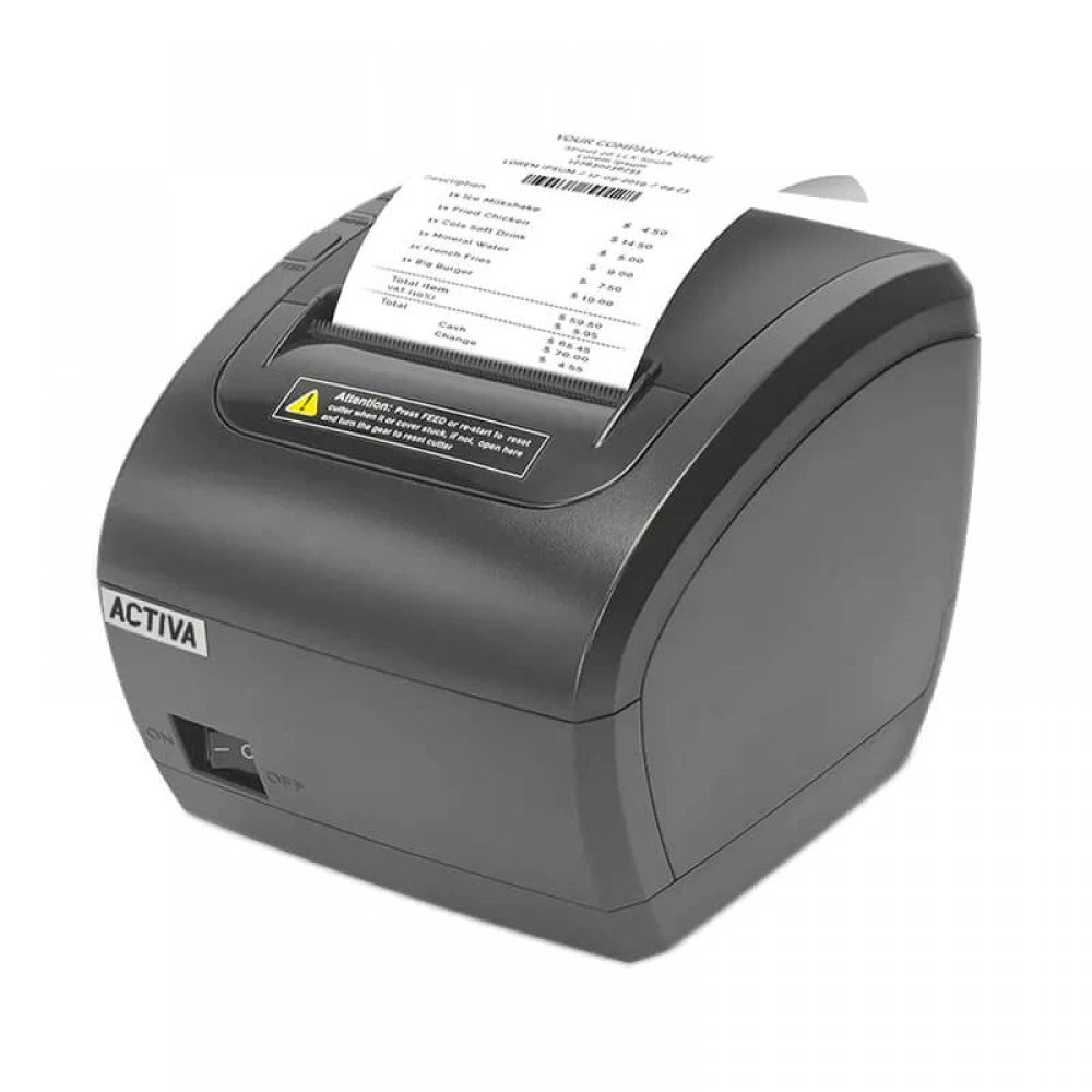 Imprimanta termica de sectie Activa PP80, 80mm, 203 dpi, Buzzer, Auto Cutter, LAN, USB