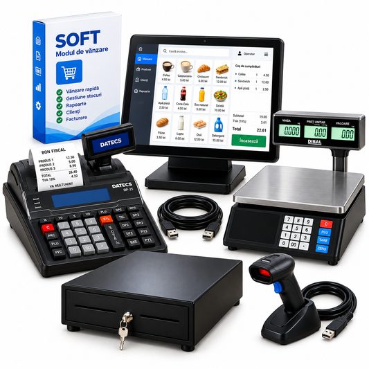 Pachet Complet Magazin – DP25 MX + POS All in One + Cantar + Software