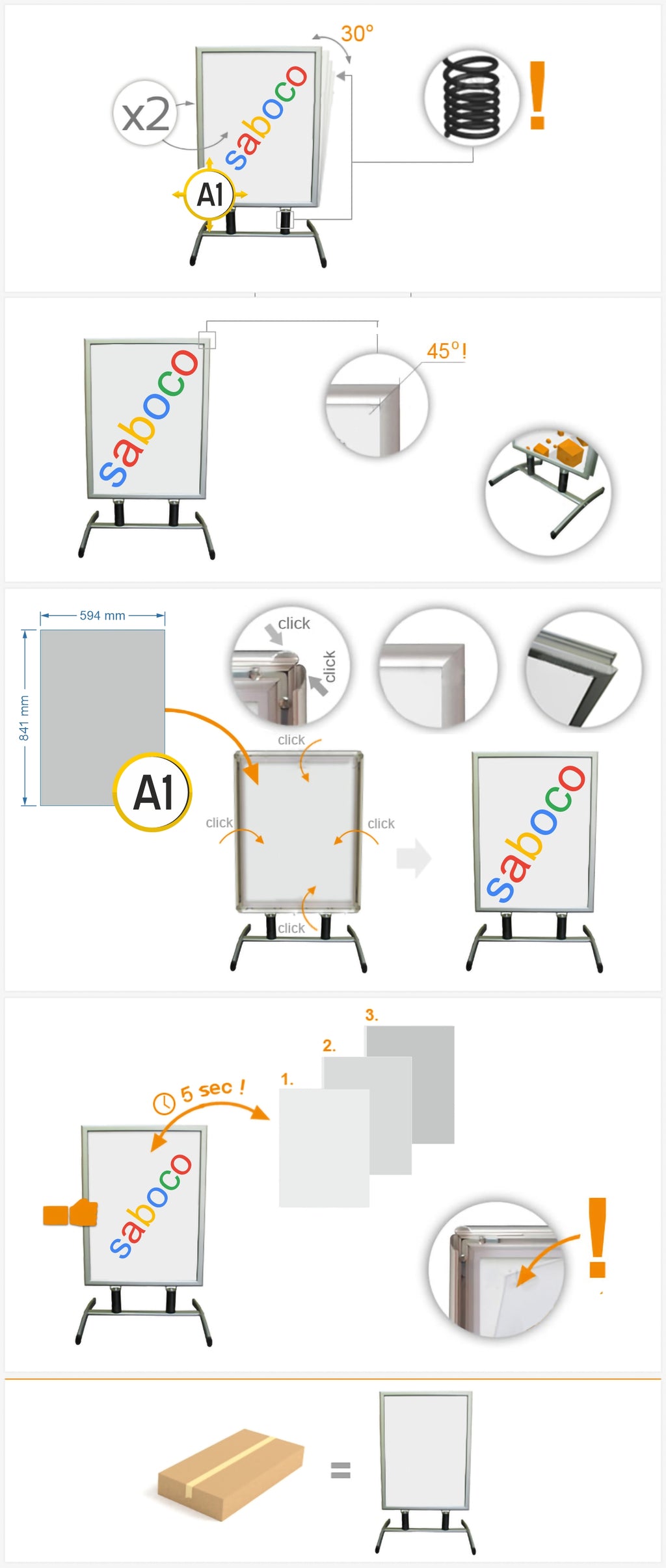 People Stopper DUBLU ( SPRING ) - A1 ( 594 x 841 mm )