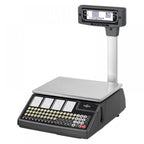 Cantar cu etichetare DINA 500-W025T ALPHA 15P, 15Kg, cu display client, verificat metrologic
