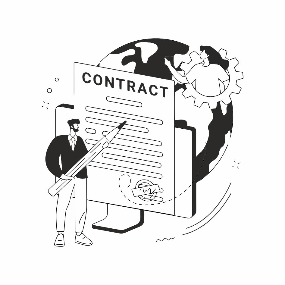 Contract de service - 12 LUNI