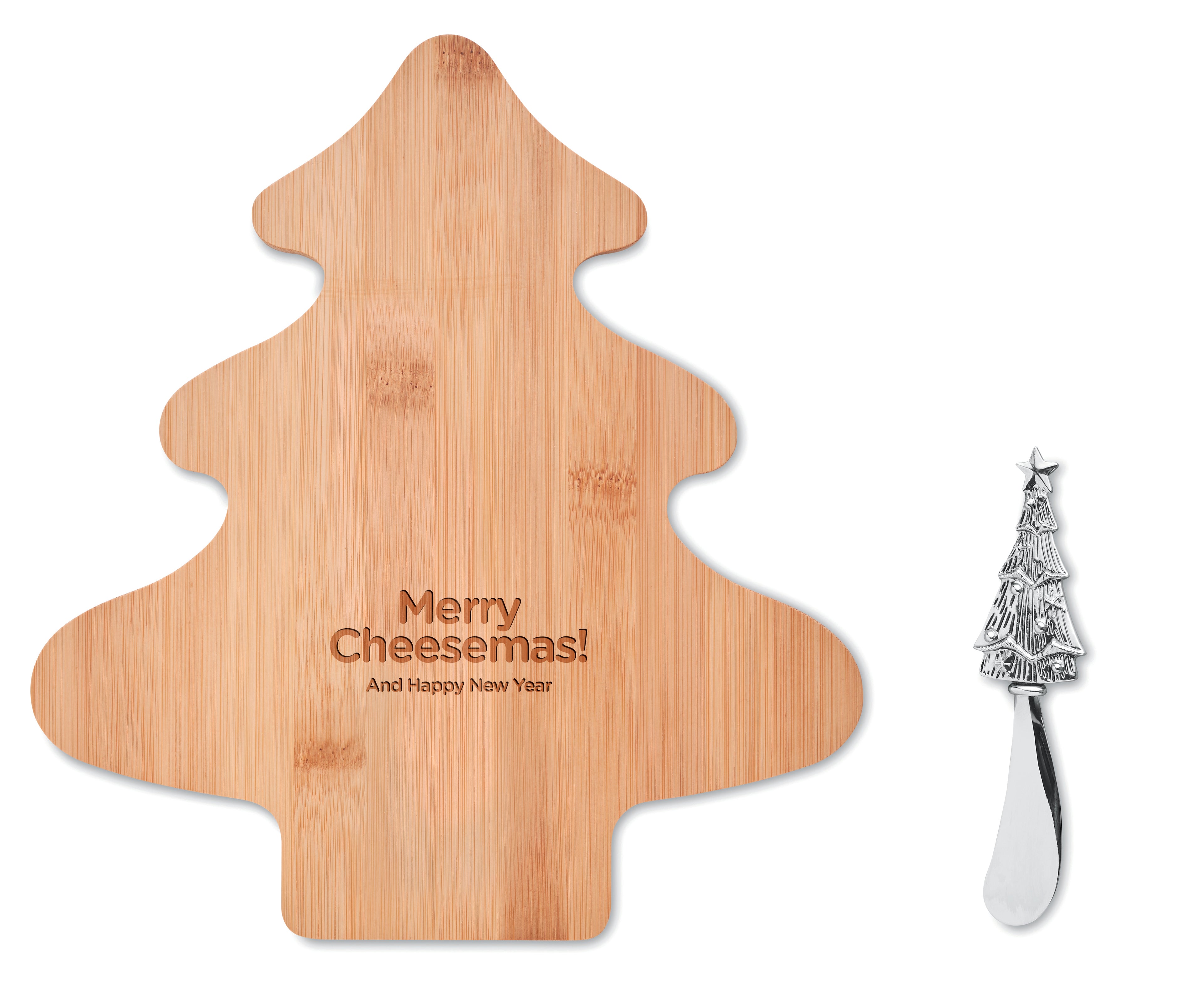 Set tocător brânză de bambus