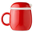 Cană ceramică cu capac 370 ml