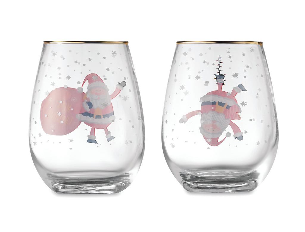 Set de 2 pahare de Crăciun