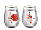 Set de 2 pahare de Crăciun