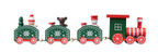 Tren de Crăciun din lemn