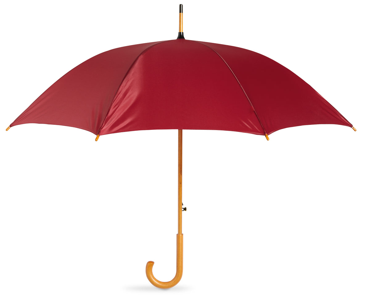 Umbrelă automată/ mâner lemn