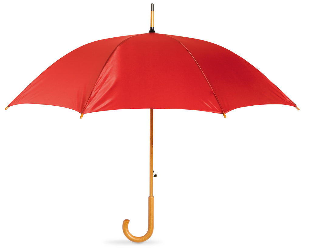 Umbrelă automată/ mâner lemn