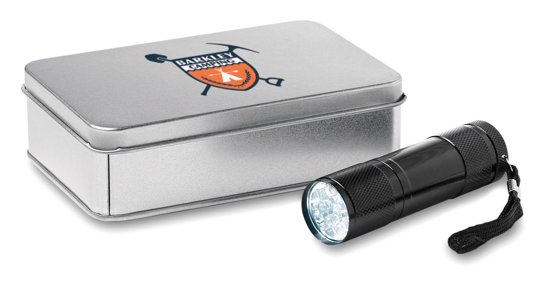 Lanternă cu LED in cutie metal