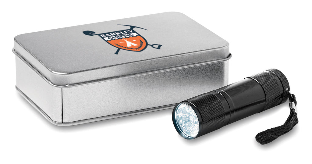 Lanternă cu LED in cutie metal
