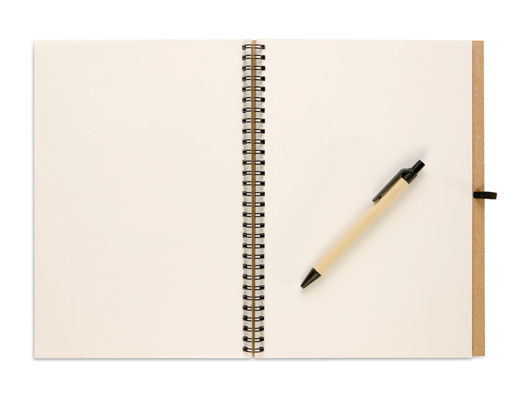 Bloc notes reciclabil şi pix