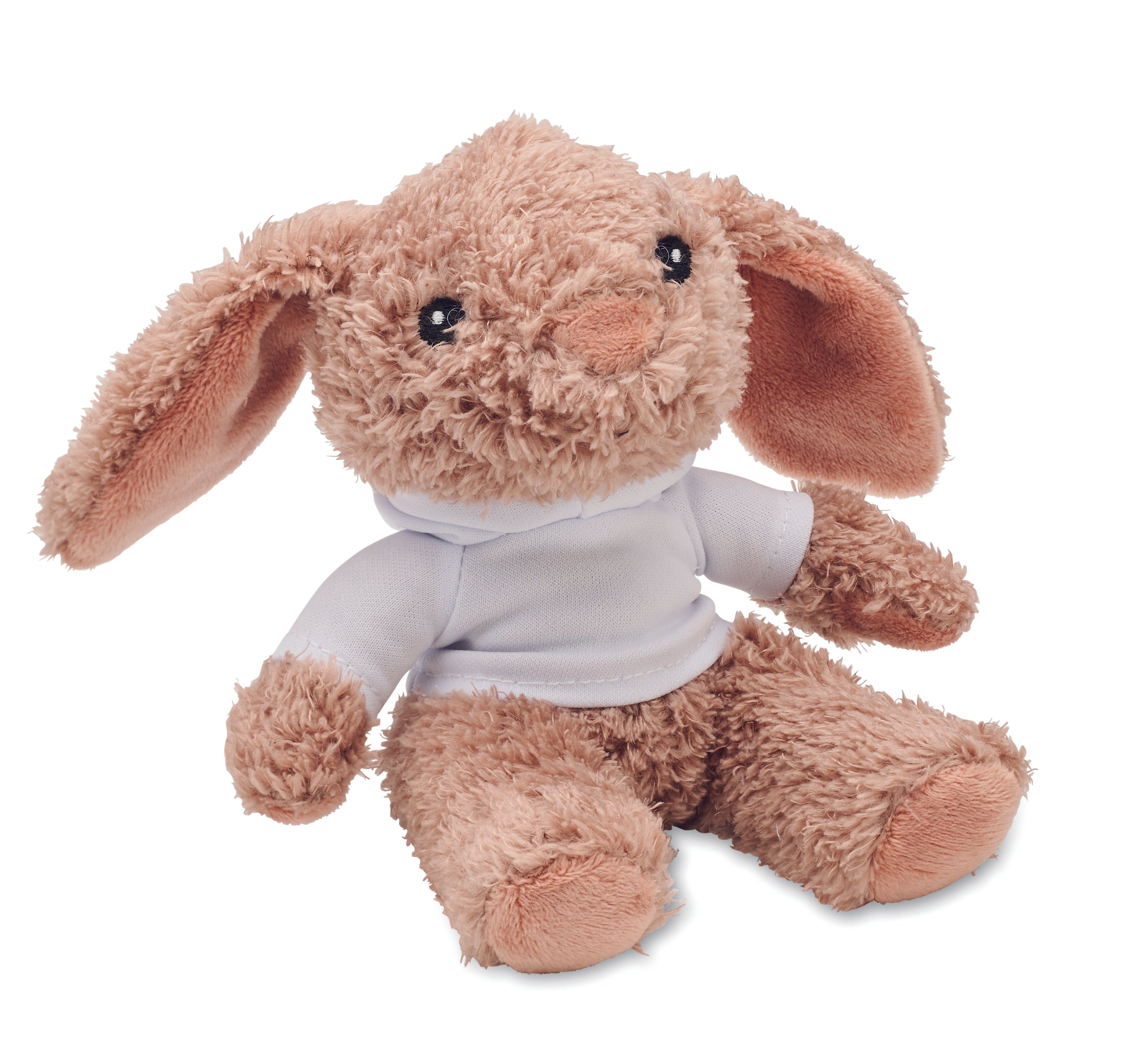 Iepuraș de pluș cu hanorac