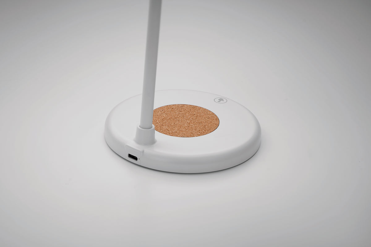 Încărcător wireless + boxă lampă