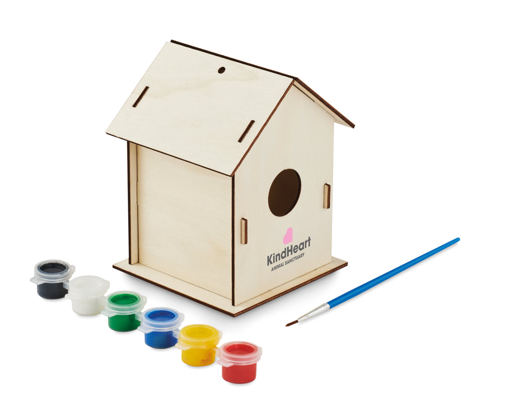 DIY kit casă de păsări din lemn