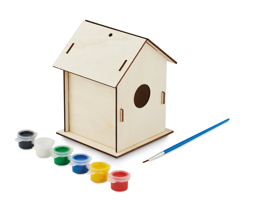 DIY kit casă de păsări din lemn
