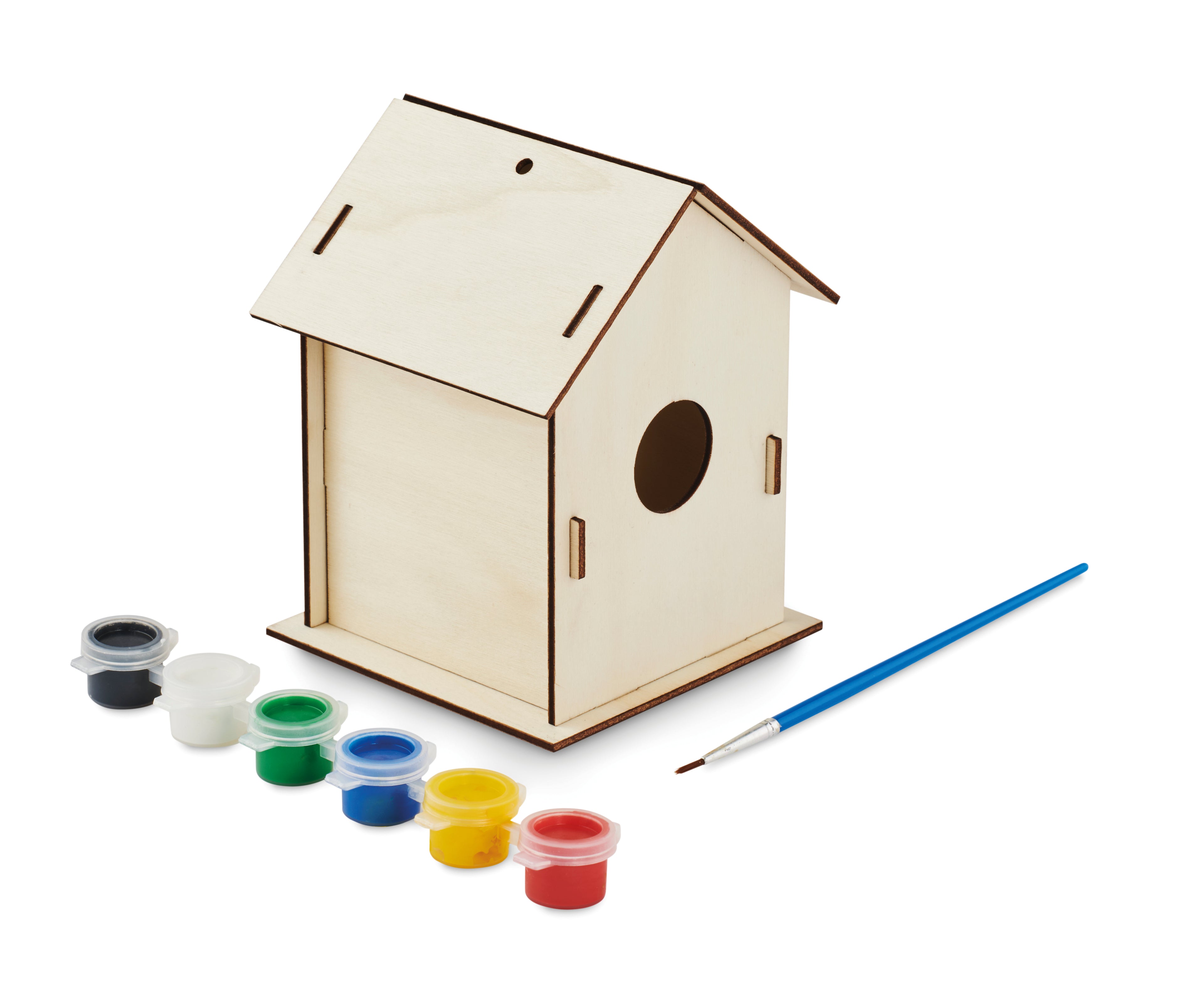 DIY kit casă de păsări din lemn