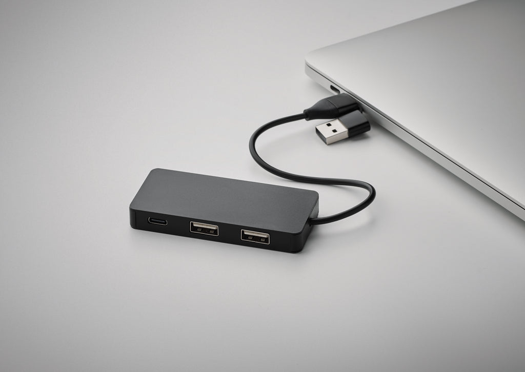 Hub USB cu 3 porturi + cablu 20