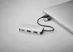 Hub USB cu 3 porturi + cablu 20