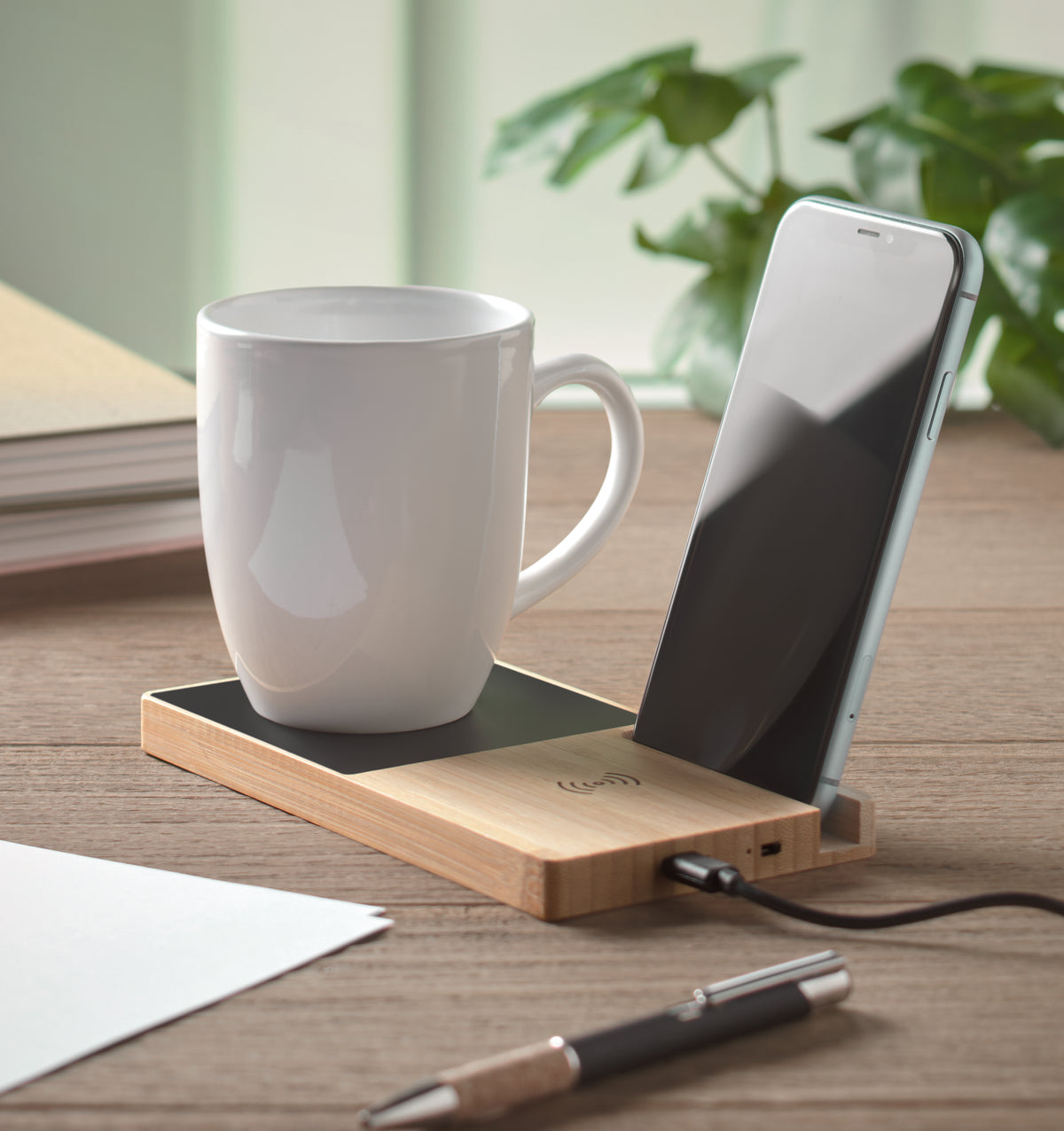 încărcător wireless mug warmer