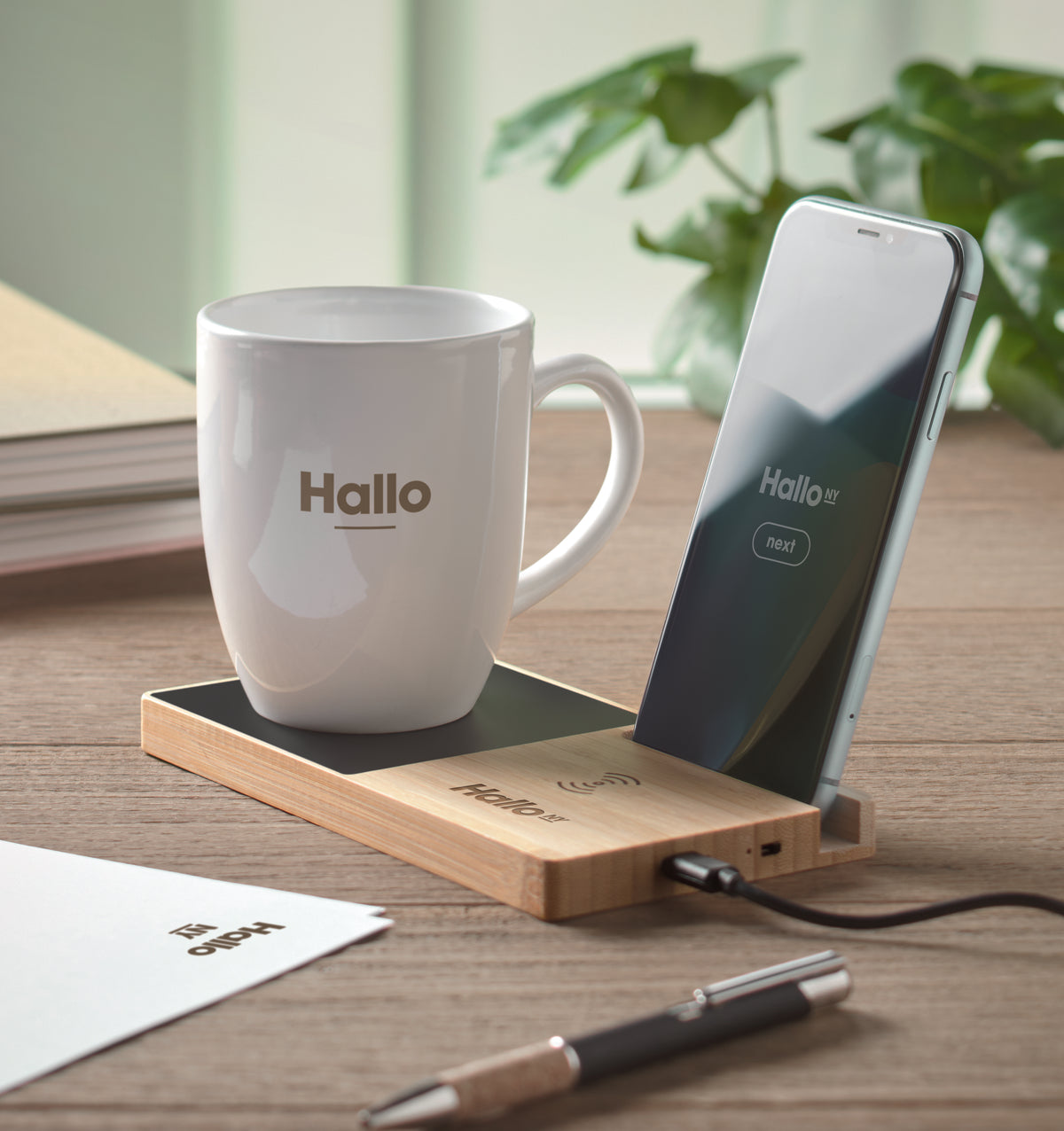 încărcător wireless mug warmer
