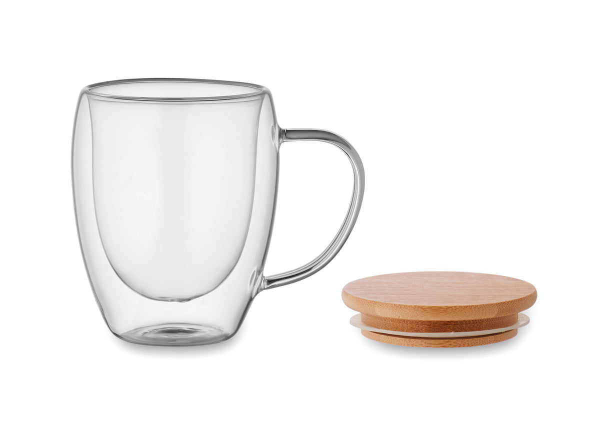 Cană borosilicat 250 ml