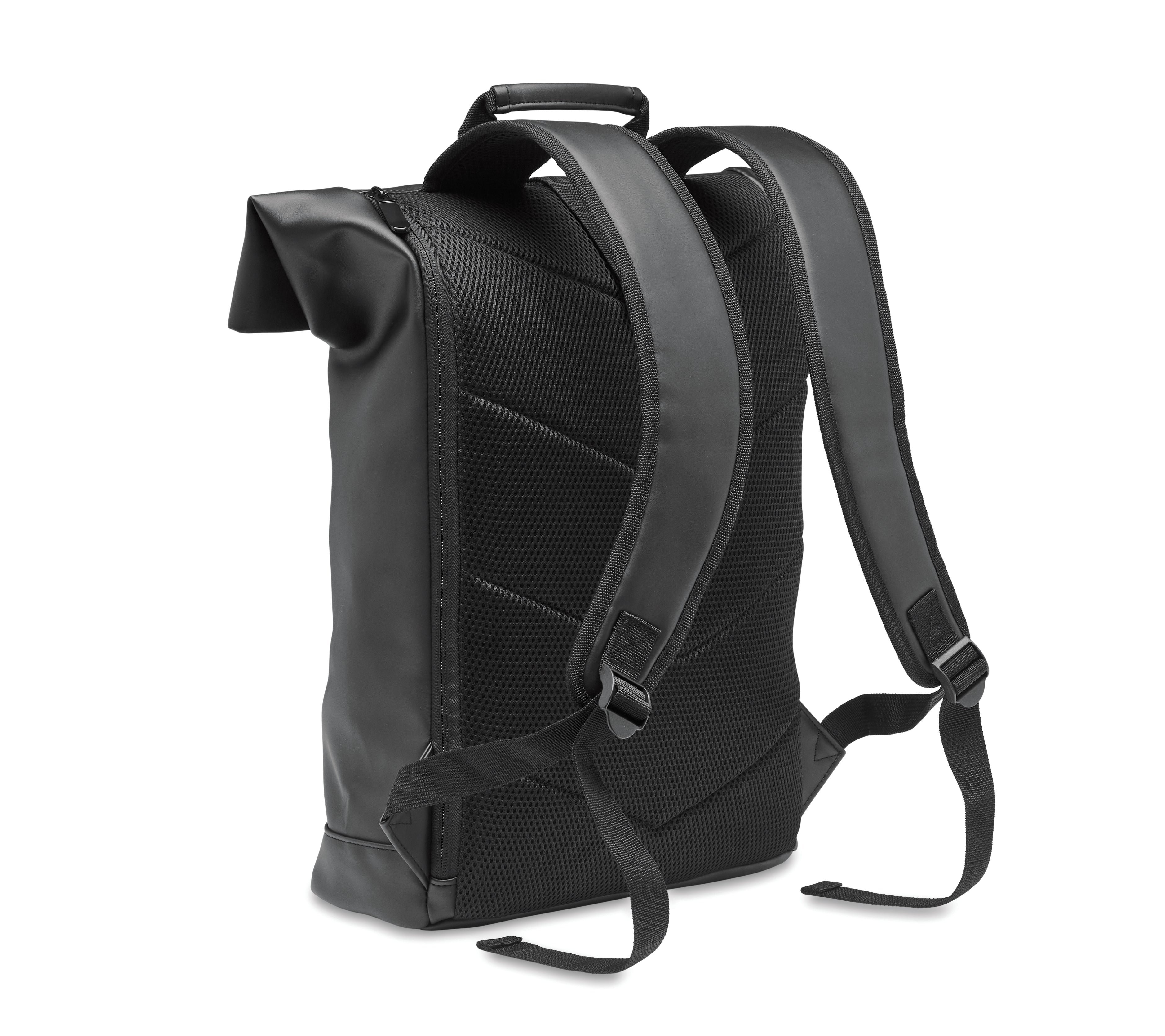 Rucsac rolltop pentru laptop PU