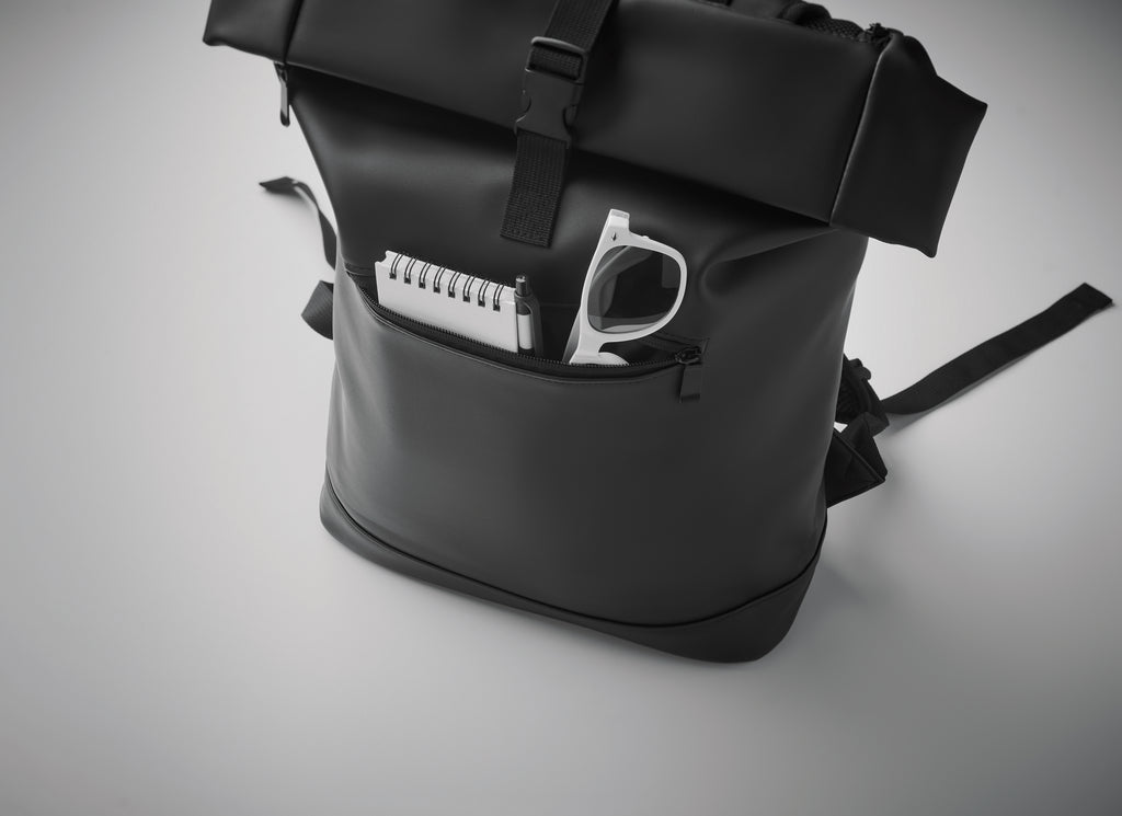 Rucsac rolltop pentru laptop PU