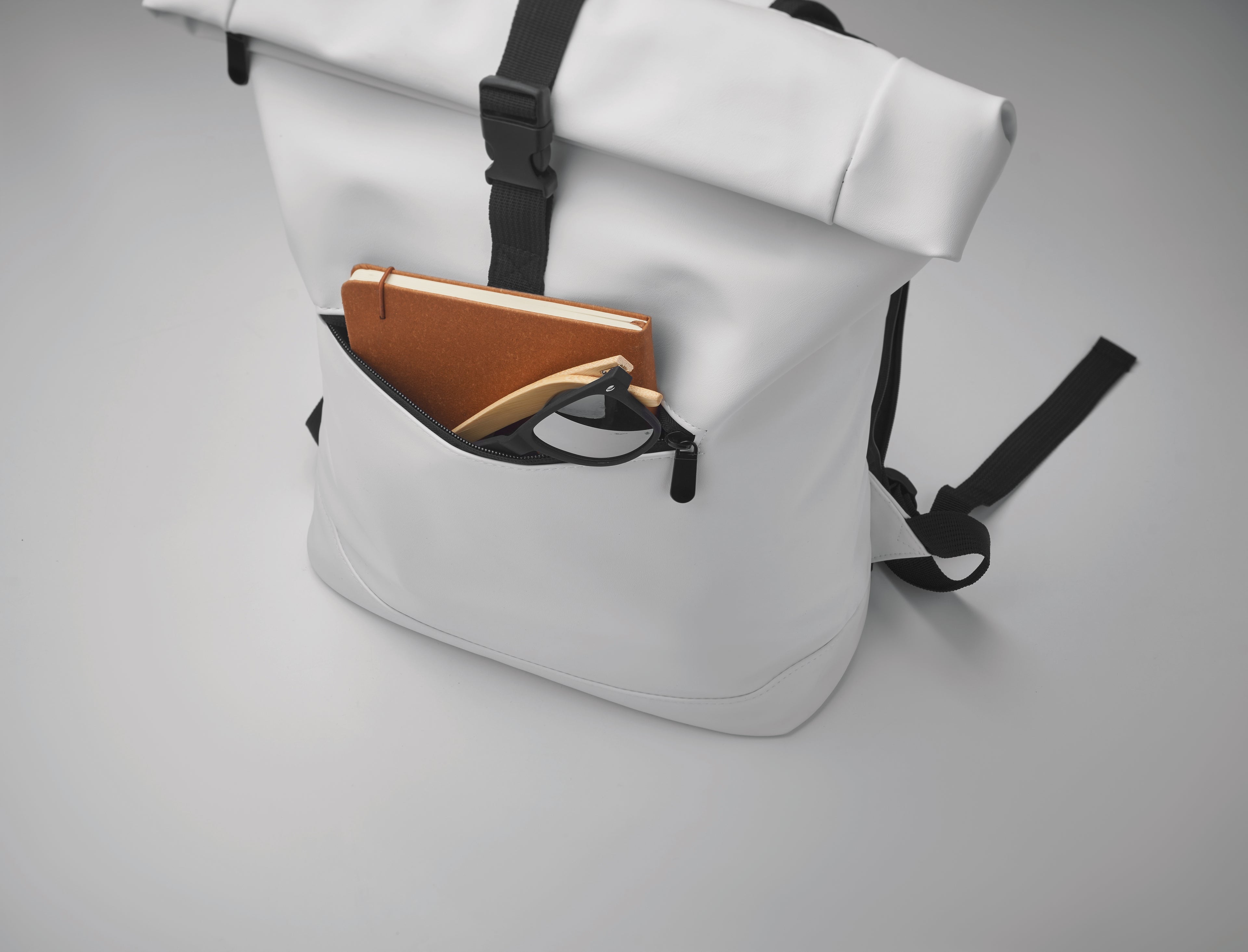 Rucsac rolltop pentru laptop PU
