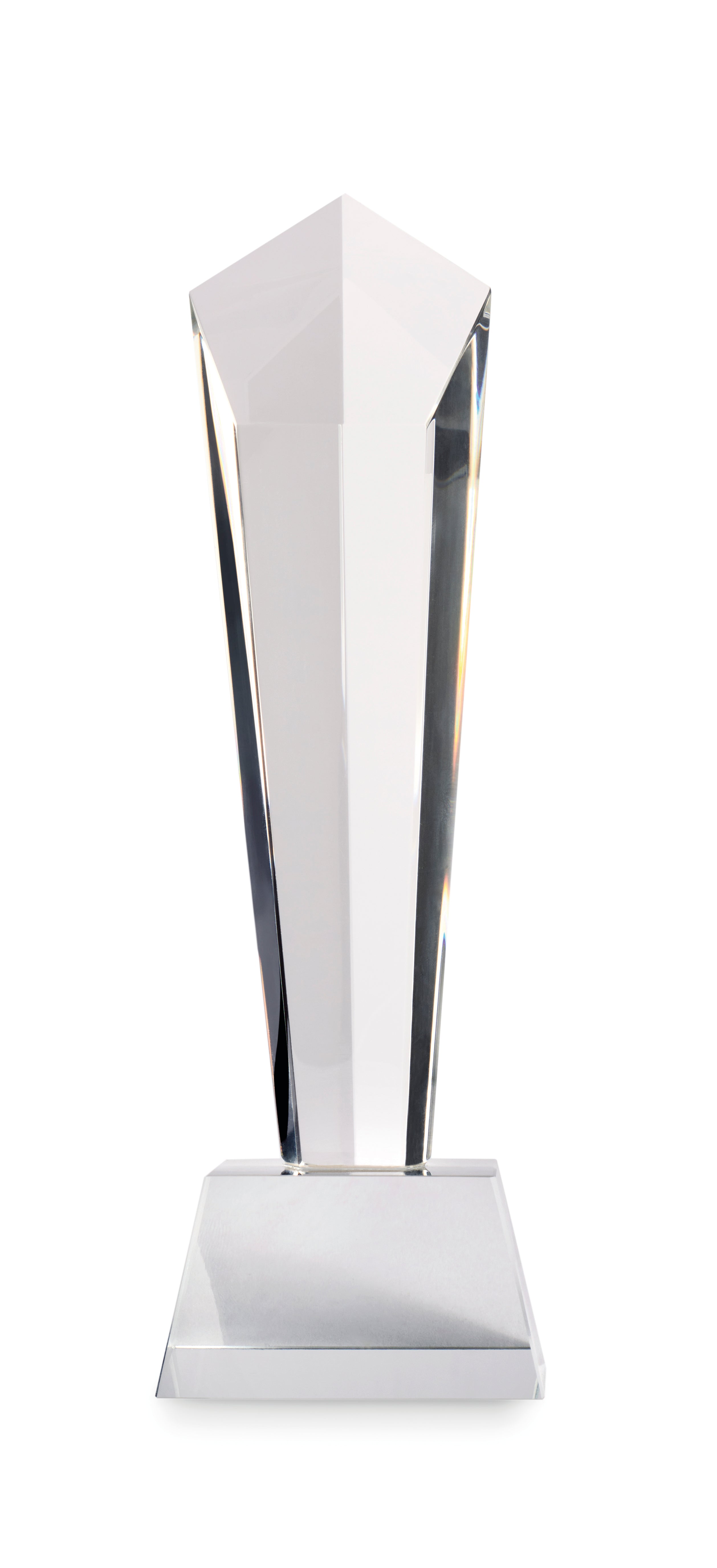 Trofeu din cristal în cutie de