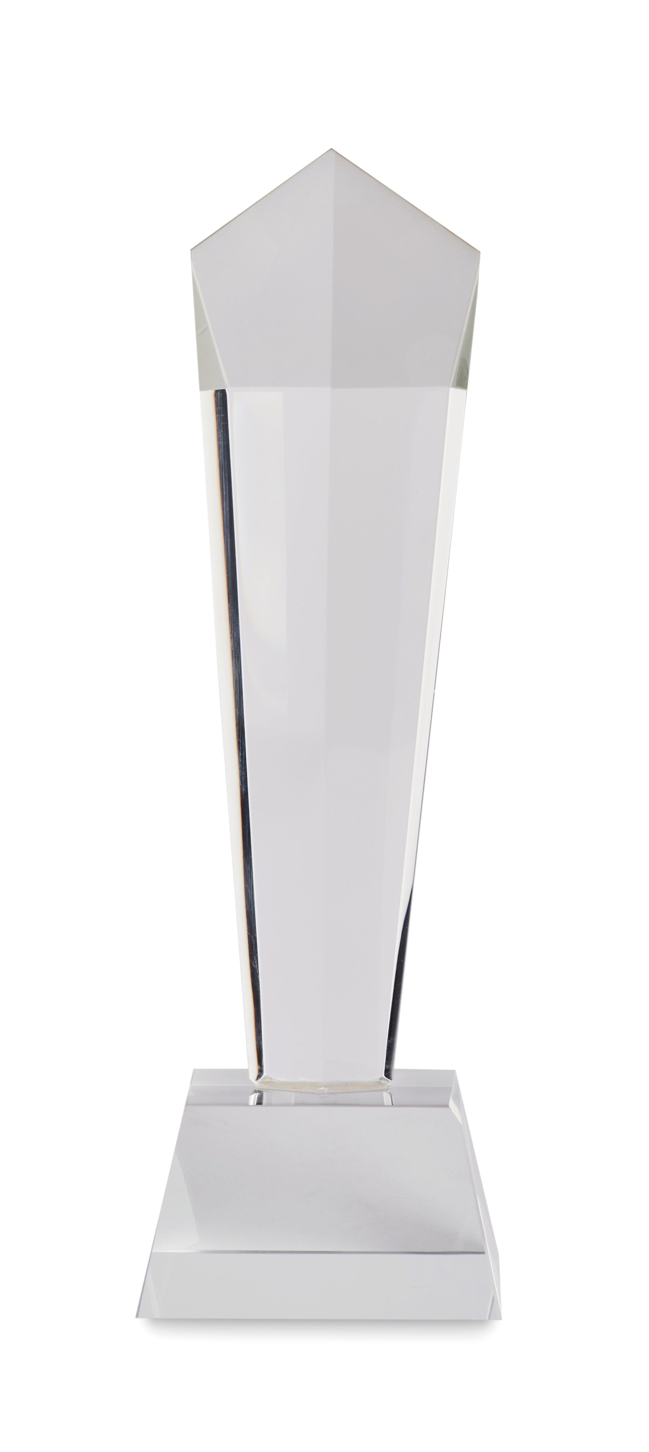 Trofeu din cristal în cutie de
