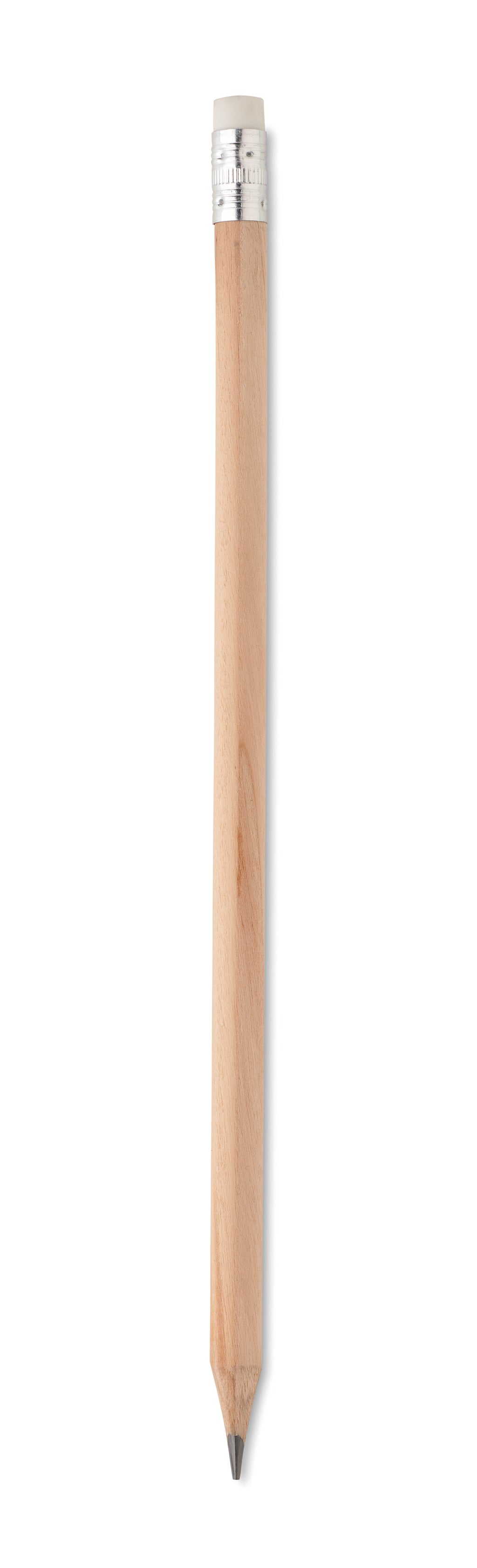 Creion natural cu gumă de șters