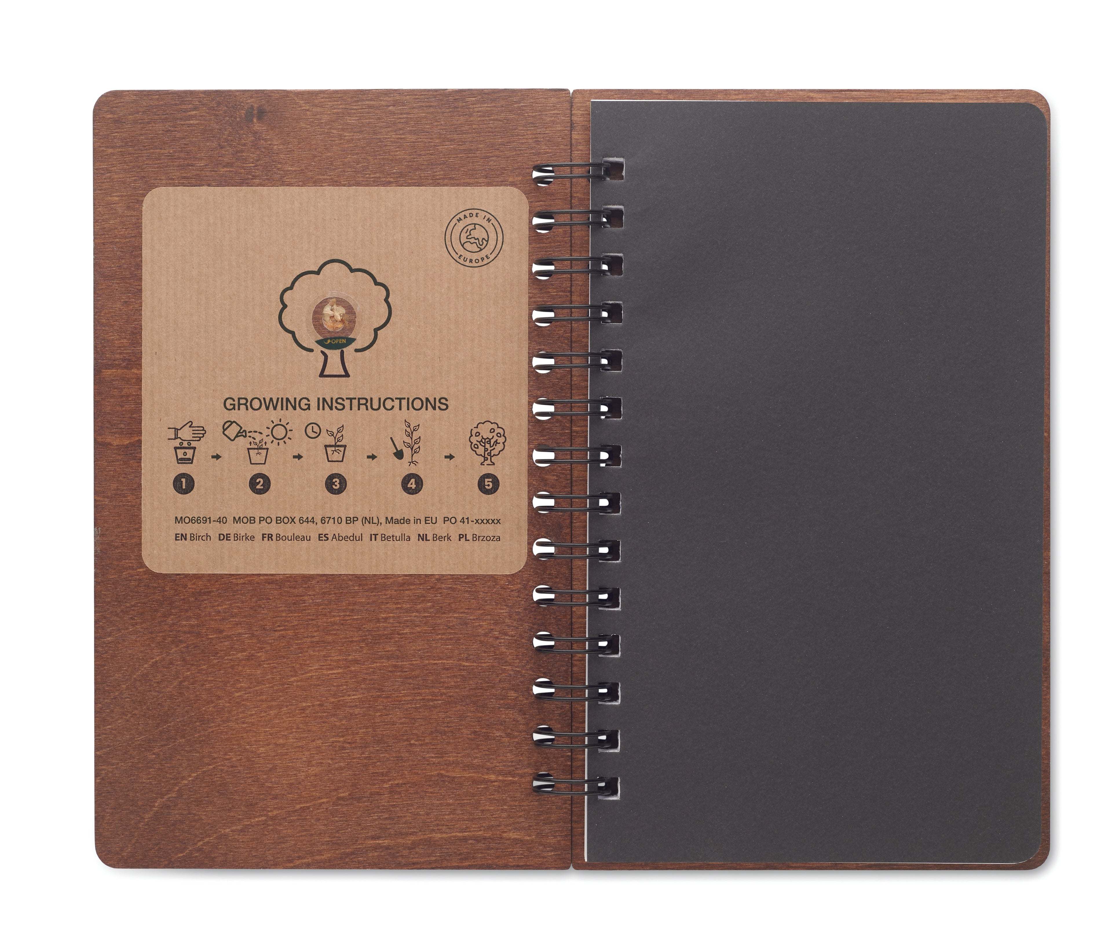 GROWBOOK™  A5 mesteacăn
