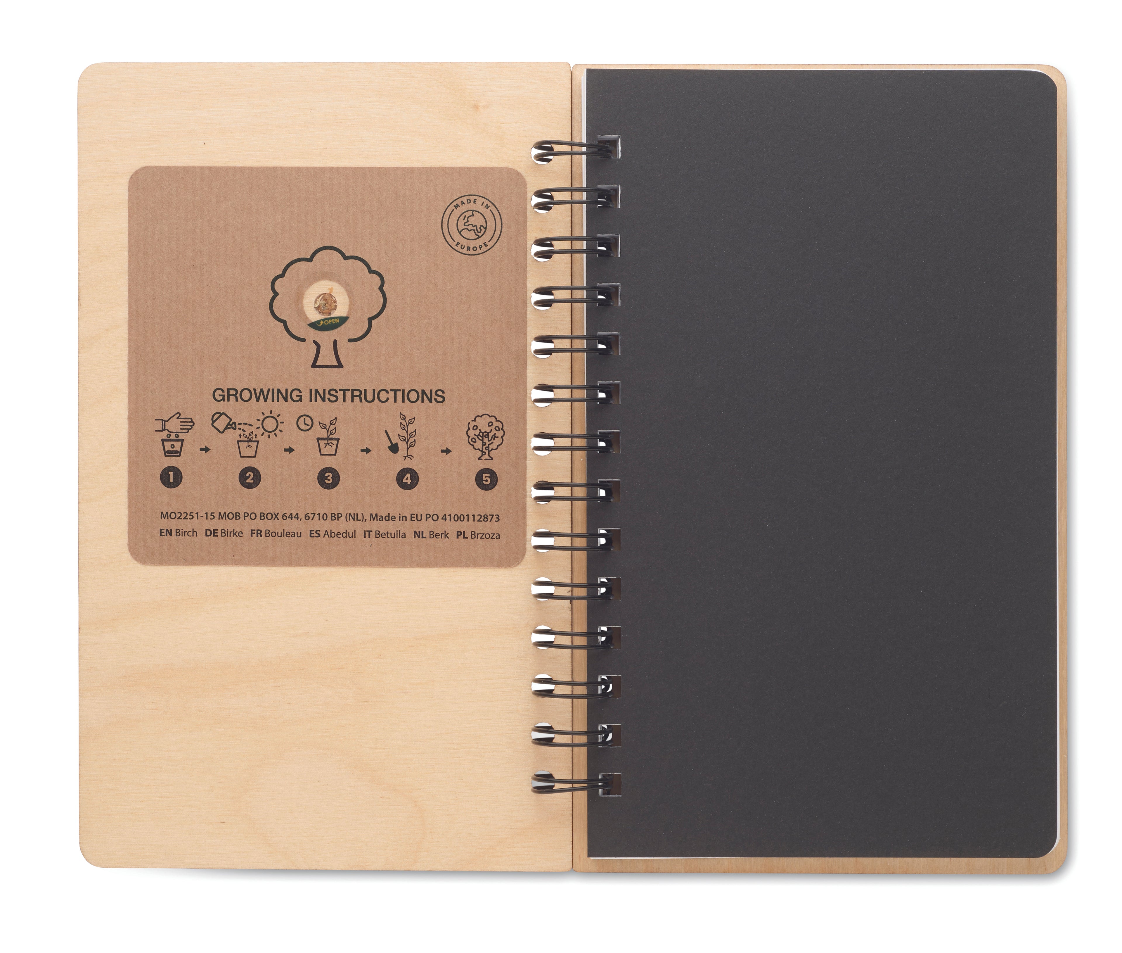 GROWBOOK™  A5 mesteacăn
