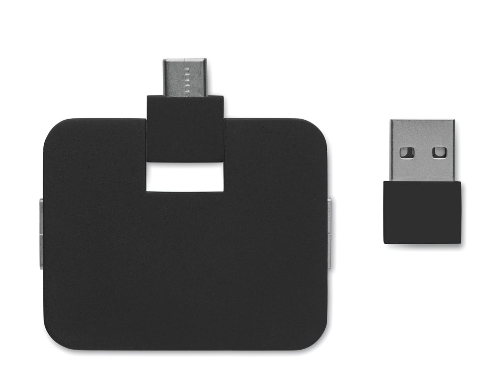 Hub USB 4 porturi + cablu 20 cm
