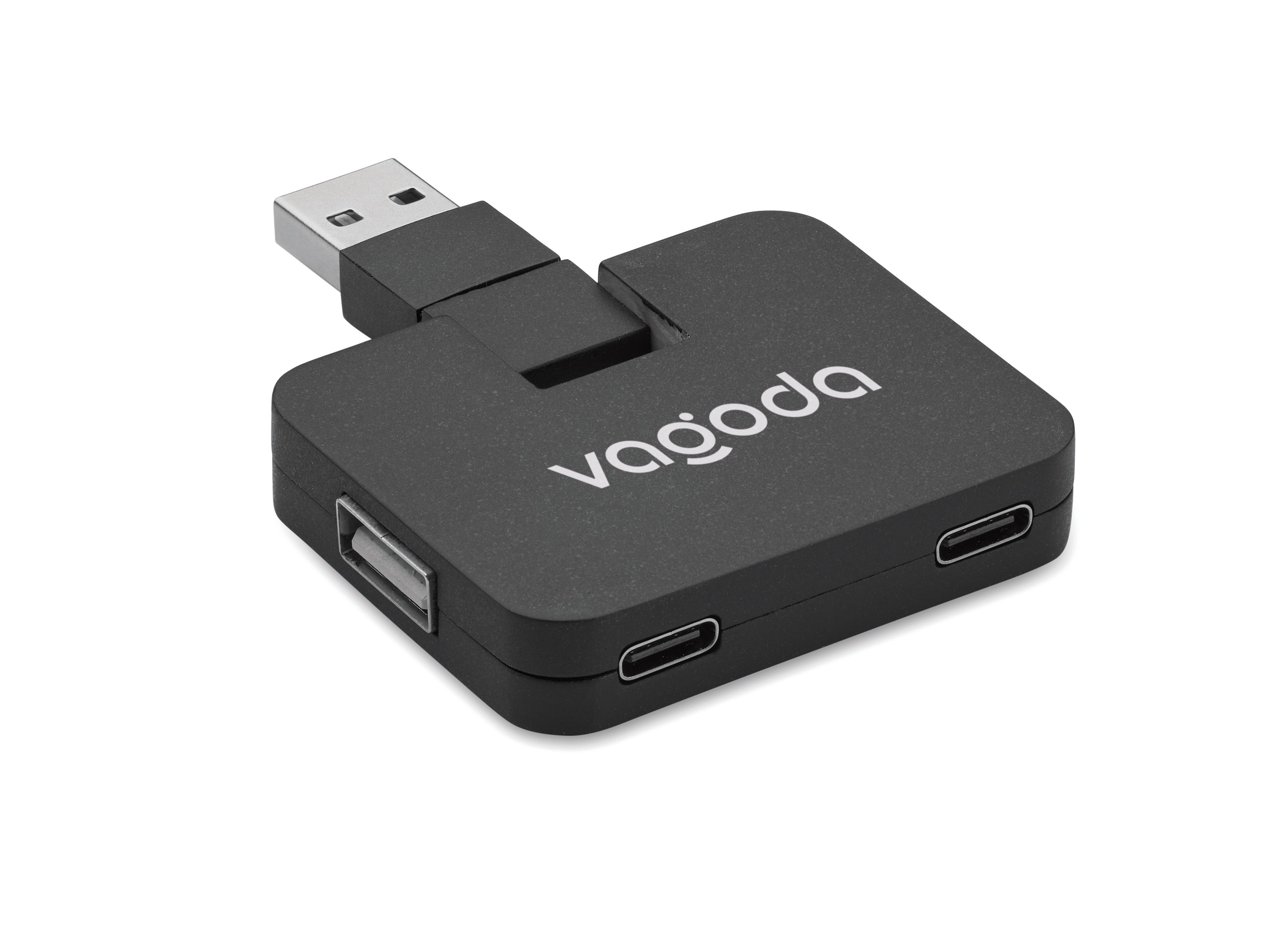 Hub USB 4 porturi + cablu 20 cm