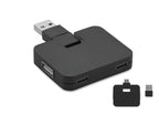 Hub USB 4 porturi + cablu 20 cm
