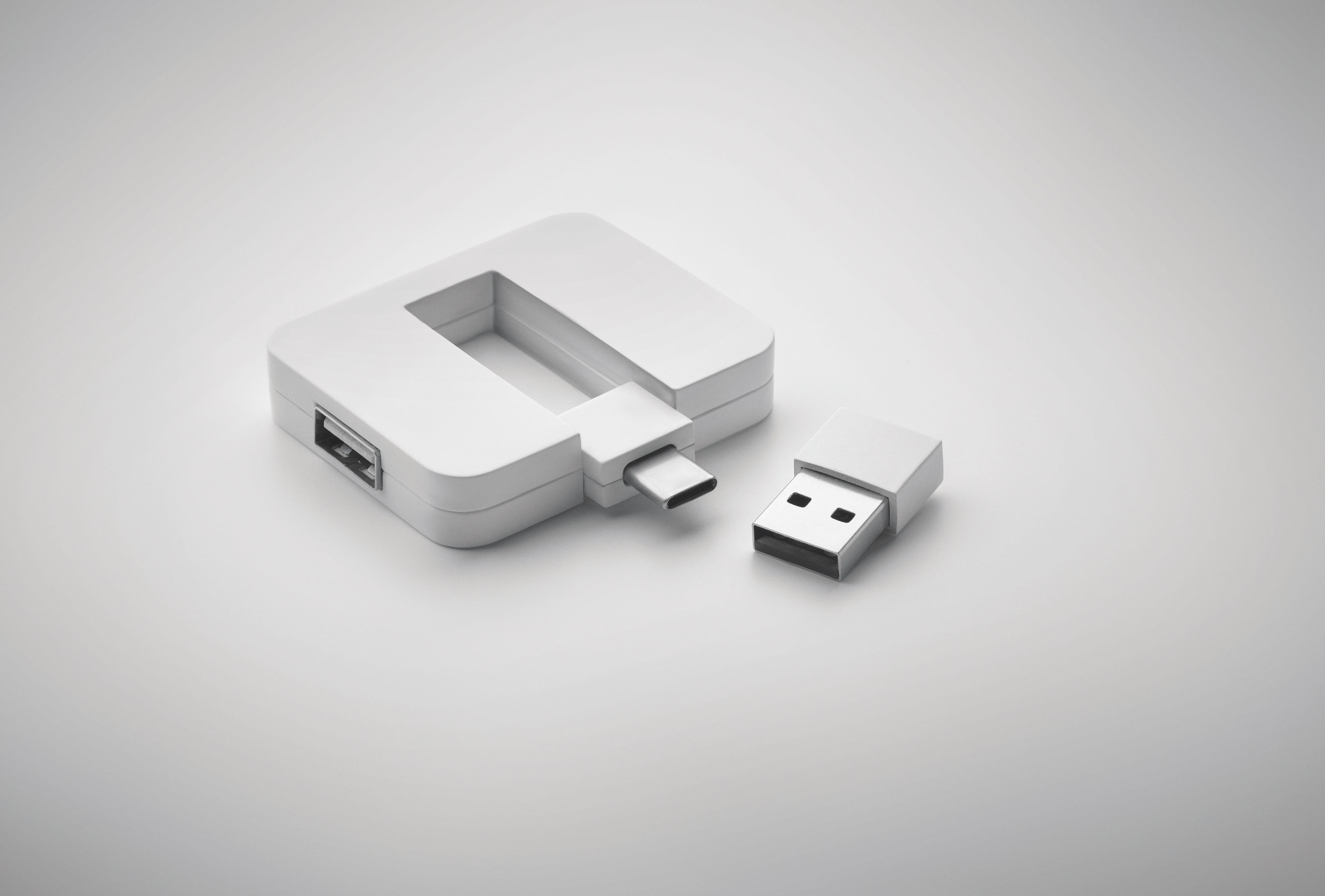 Hub USB 4 porturi + cablu 20 cm