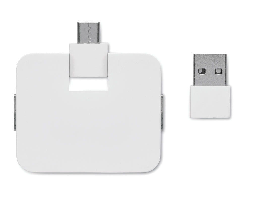 Hub USB 4 porturi + cablu 20 cm