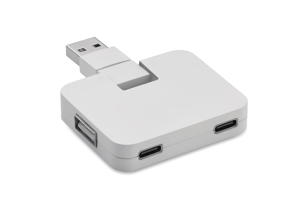 Hub USB 4 porturi + cablu 20 cm