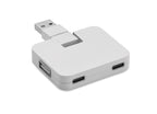 Hub USB 4 porturi + cablu 20 cm